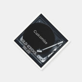 オールドスクールルールレトロ スタンダードカクテルナプキン (角)