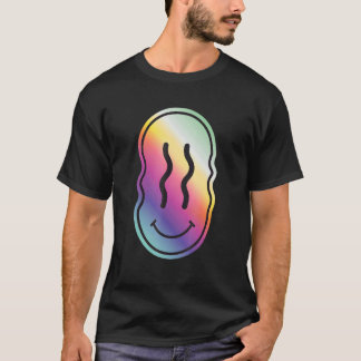 オールドスクールレイバー オールドスクールレイビング 虹 顔 レイブ Tシャツ