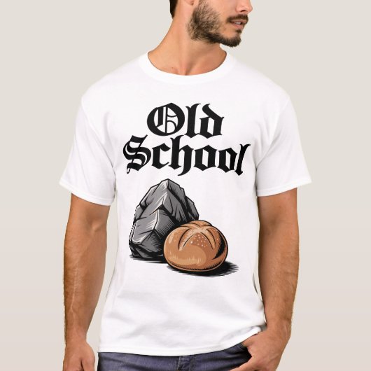 オールドスクールロックンロール Tシャツ (正面)