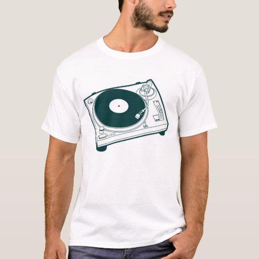 オールドスクールワックス/ターンテーブル Tシャツ (正面)