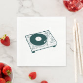 オールドスクールワックス（ビニル）ターンテーブル スタンダードランチョンナプキン (インサイチュ)