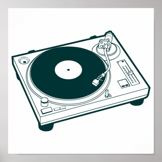 オールドスクールワックス(ビニル)ターンテーブル ポスター (正面)