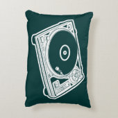 オールドスクールワックス（ビニール）ターンテーブル アクセントクッション (裏面(縦))