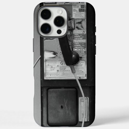 オールドスクール公衆電話 iPhoneケース Case-Mate iPhoneケース (裏面)