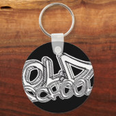 オールドスクール落書き キーホルダー (正面)