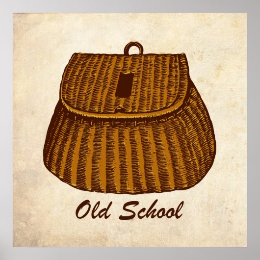 オールドスクール魚釣りクリール ポスター (正面)