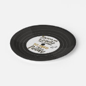 オールドスクール90のヒップホップ誕生日/ベビーシャワー ペーパープレート (アングル)