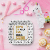 オールドスクール90'sヒップホップ1st誕生日|ベビーシャワー ペーパープレート (パーティー)