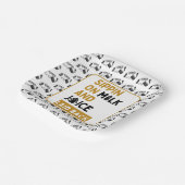 オールドスクール90'sヒップホップ1st誕生日|ベビーシャワー ペーパープレート (傾斜あり)