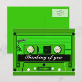 オールドスクール、カセット_ ポストカード (正面/裏面)