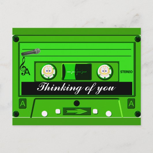 オールドスクール、カセット_ ポストカード (正面)