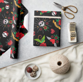 オールドスクール・タトゥー ラッピングペーパー