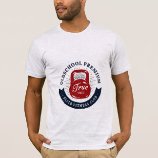 オールドスクール プレミアム トゥルー 1953 エリート フィットネス クラブ Tシャツ