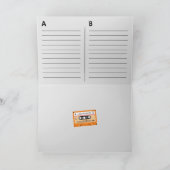 オールドスコールオレンジカセッテミックステープ カード (内部)