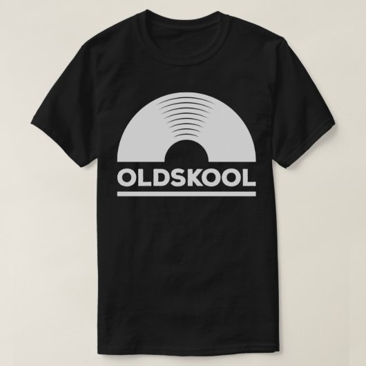 オールドスコールレーブフリーパーティー生成プルオーバー Tシャツ (デザイン正面)