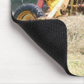 オールドスタイルの仕事の引かれた干し草熊手 マウスパッド (コーナー)