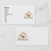 オールドスタイルの野球のTシャツおよびギフト 名刺 (正面/裏面)
