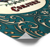 オールドスタイルコンジュアプリント ポスター (角)