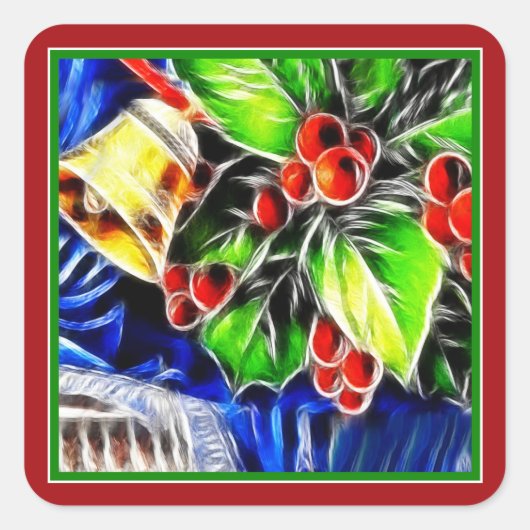 オールドスタイルホリーゴールデンベル スクエアシール (正面)