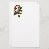 オールドスタイルヴィンテージクリスマスキットン 便箋 (正面/裏面)