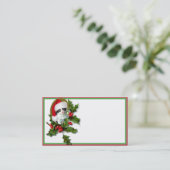 オールドスタイルヴィンテージクリスマスキットン 名刺 (スタンド正面)