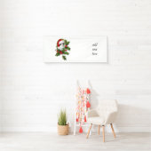 オールドスタイルヴィンテージクリスマスキットン 横断幕 (インサイチュ)