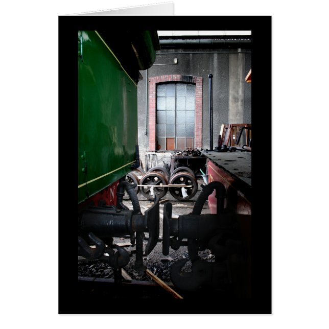 オールドスチームトレインルマストロレールヤードカード (正面)