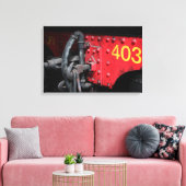 オールドスチームトレインルマストロ403スチームエンジンキャンバス キャンバスプリント (インサイチュ (リビング))