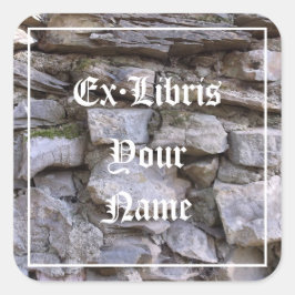 オールドストーンウォール蔵書票 スクエアシール