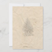 オールドスファッションドクリスビクトリアンマスパーティの招待状 招待状 (裏面)