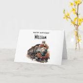 オールドスファッションドチーム誕生日 カード (黄色い花)