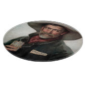 オールドスペインの・ウェスト・サロンのランチェロ・カウボーイ カッティングボード (角)