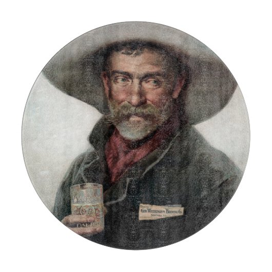 オールドスペインの・ウェスト・サロンのランチェロ・カウボーイ カッティングボード (正面)