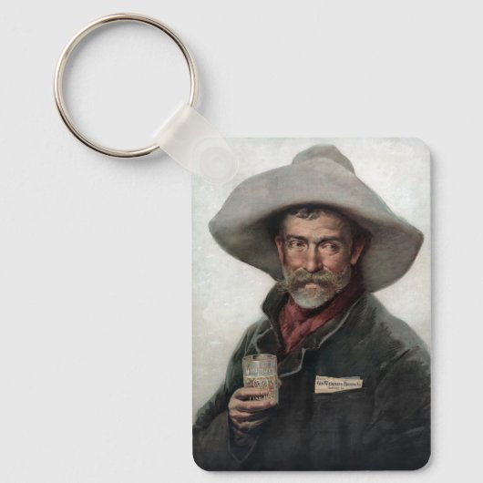 オールドスペインの・ウェスト・サロンのランチェロ・カウボーイ キーホルダー (正面)