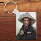 オールドスペインの・ウェスト・サロンのランチェロ・カウボーイ キーホルダー (正面)