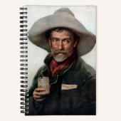 オールドスペインの・ウェスト・サロンのランチェロ・カウボーイ ノートブック (正面)