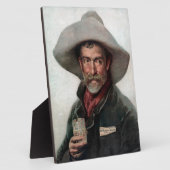 オールドスペインの・ウェスト・サロンのランチェロ・カウボーイ フォトプラーク (側面)