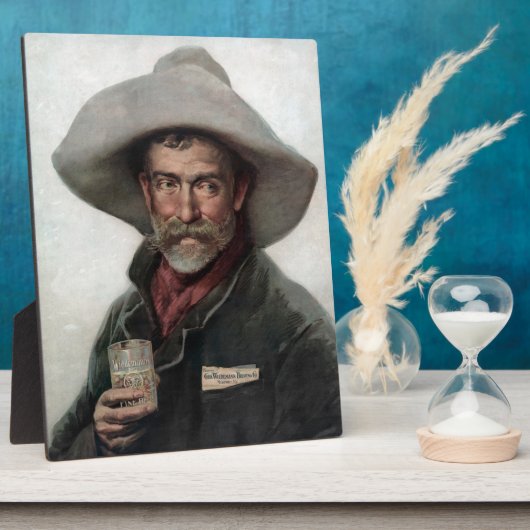 オールドスペインの・ウェスト・サロンのランチェロ・カウボーイ フォトプラーク (側面)