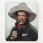 オールドスペインの・ウェスト・サロンのランチェロ・カウボーイ マウスパッド (正面)