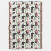 オールドスポットピグブランケット スローブランケット (正面縦)