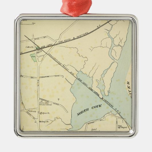 オールドセイブルック メタルオーナメント (正面)