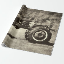 オールドセピア素朴ヴィンテージカントリーファームトラクター