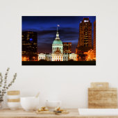 オールドセントルイスコートハウスクローズアップ ポスター (キッチン)