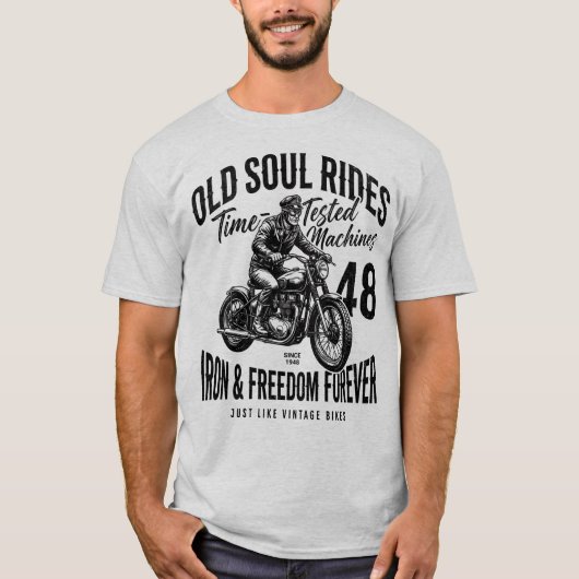 オールドソウルライド – 鉄と自由が永遠に  Tシャツ (正面)