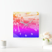 オールドタイマインネラウム スクエア壁時計 (ホーム)