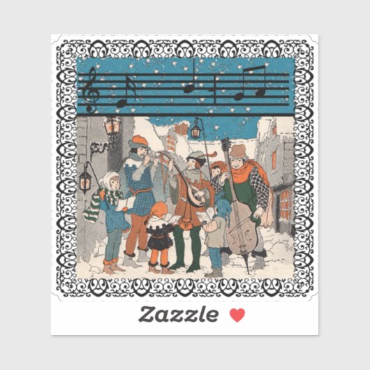 オールドタイムグループカロラーズミュージシャン通りコーナー シール (シート)