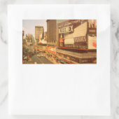 オールドタイムズスクエア 長方形シール (バッグ)