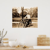 オールドタイムバイク ポスター (キッチン)
