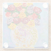 オールドタイムブーケガラスコースター ガラスコースター (裏面)