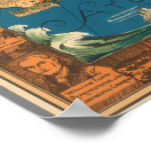 オールドタイムロングアイランドの地図 ポスター (角)